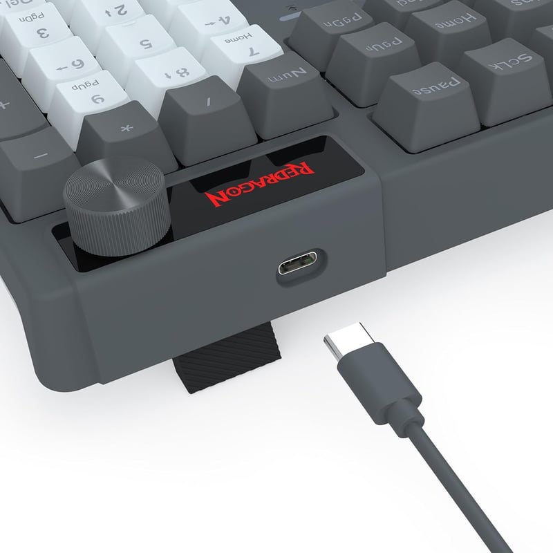 Redragon K718 Full-Size Mechanical Keyboard Red Switch Wired Rainbow Backlit - 4
