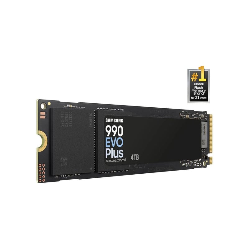 SAMSUNG 990 EVO Plus 4TB, PCIe 4.0, 7,150Mb/s, NVMe - 4