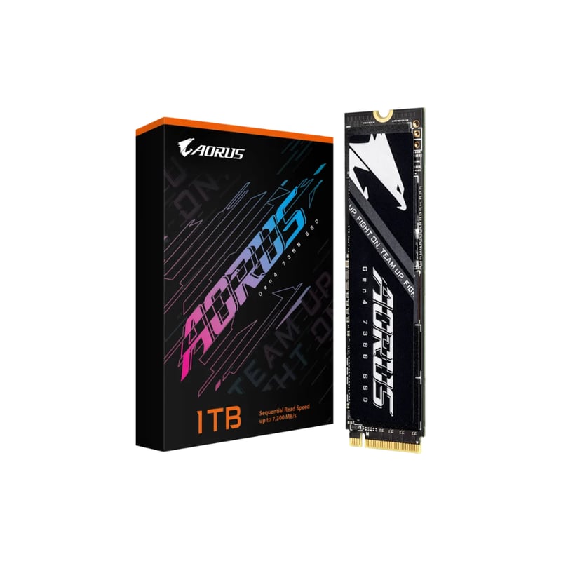 GIGABYTE AORUS Gen4 7300 SSD 1TB  PCIe 4.0 NVMe M.2 - 1