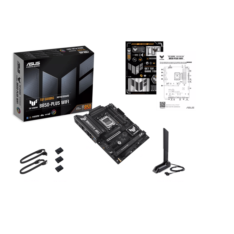 ASUS TUF GAMING B850-PLUS WIFI AM5 ATX DDR5 Motherboard - 9