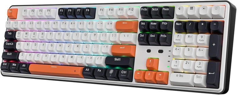 Redragon K689WBO RGB Pro Full-Size Mechanical Keyboard Dual-Mode - 1