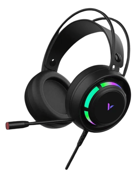 Rapoo V125S 4-in-1 Gaming Combo Wired RGB Mouse Headset Keyboard & Pad - 5