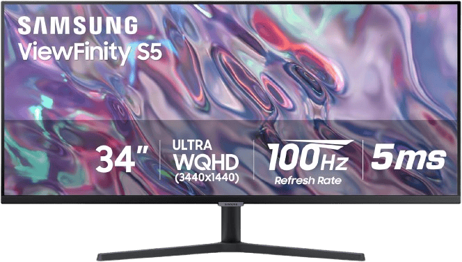 Samsung ViewFinity S5 S34C502 34" UWQHD 100Hz VA Monitor - 2
