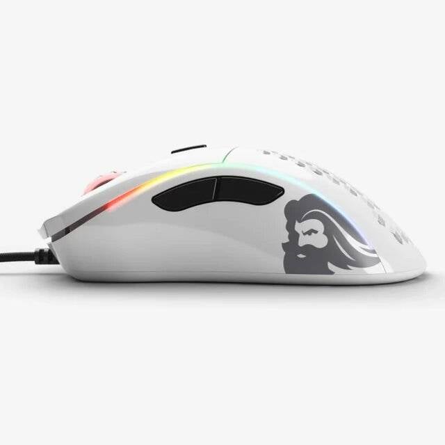 Glorious Model D Gaming Mouse Wired Glossy White RGB - 2
