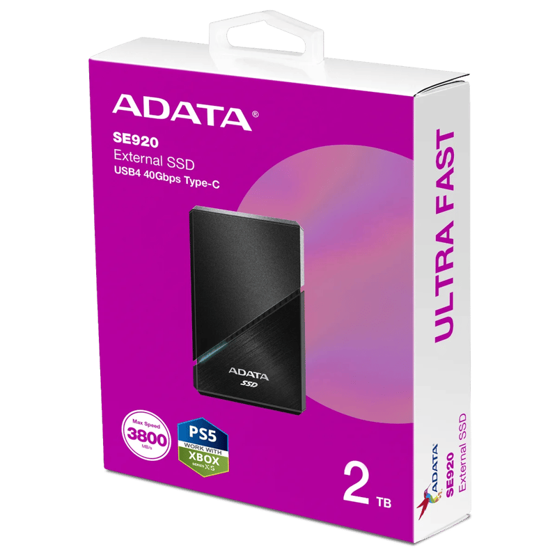 ADATA SE920 2TB USB4 External SSD - 11