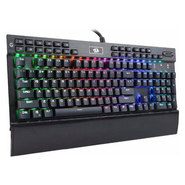 كيبورد Redragon YAMA K550 ميكانيكي سلكي Full-Size RGB 12 Macro Keys Hot-Swappable - 4