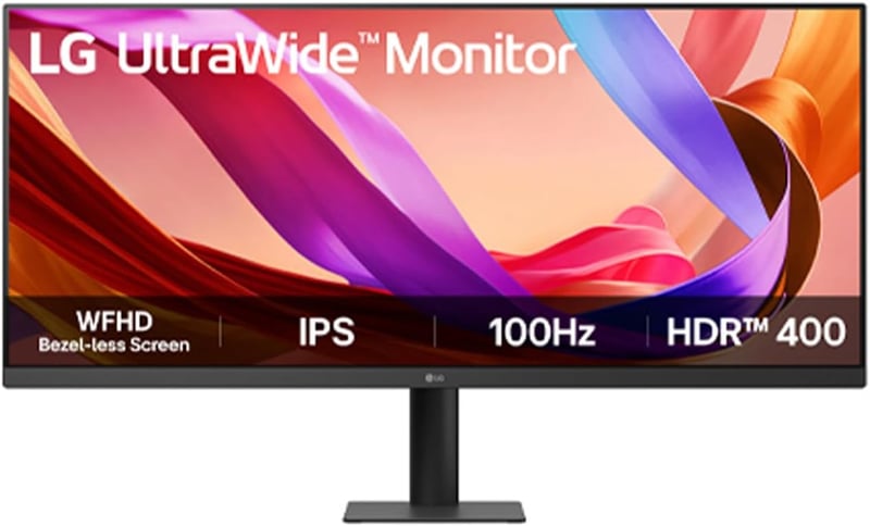 LG 34U511A-B 34" UltraWide 21:9 WFHD 100Hz IPS Monitor (sRGB 99% / AMD FreeSync) - 1