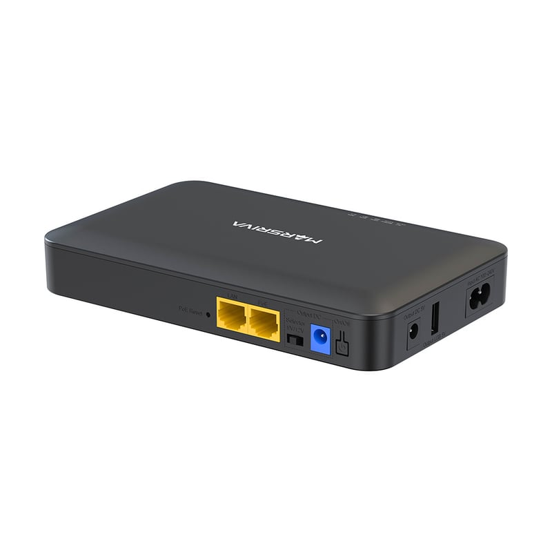 MARSRIVA KP2 Series Smart Mini DC UPS 10000mAh 18W PoE - 1