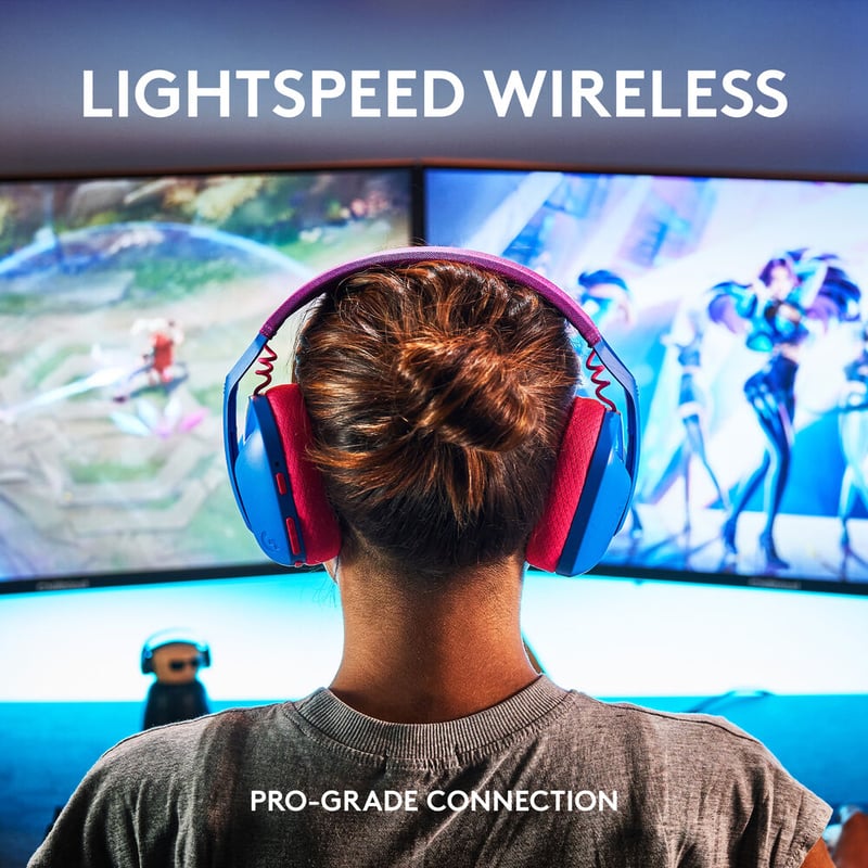 سماعات Logitech G435 Dual-Mode لاسلكي بلوتوث قيمنق مع ميكروفون أزرق - 12