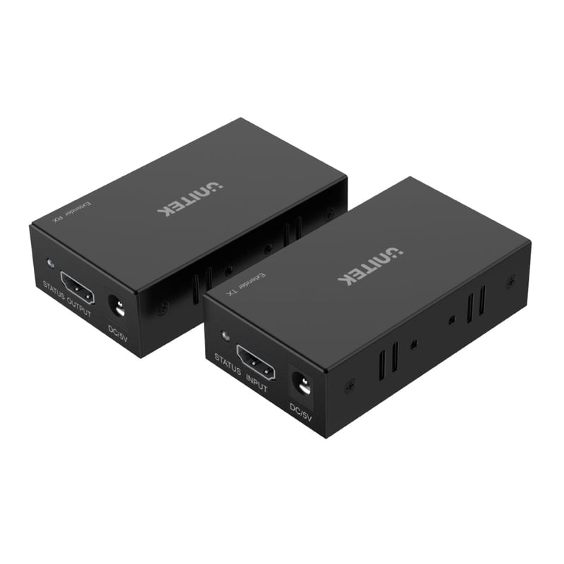 UNITEK HDMI to Ethernet Extender 4K@30Hz 60m Adapter - 7