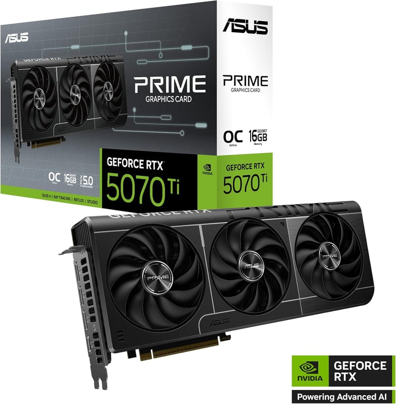 ASUS Prime GeForce RTX 5070 Ti 16GB GDDR7 OC Edition - 10