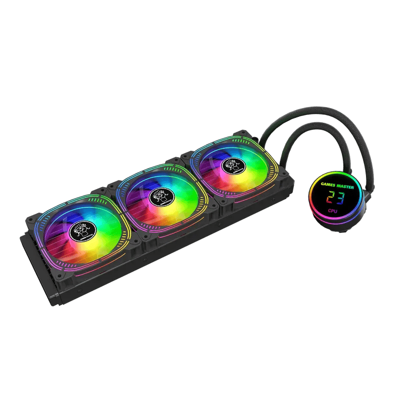 مبرد Games Master LI360 360mm AIO سائل أسود - 3
