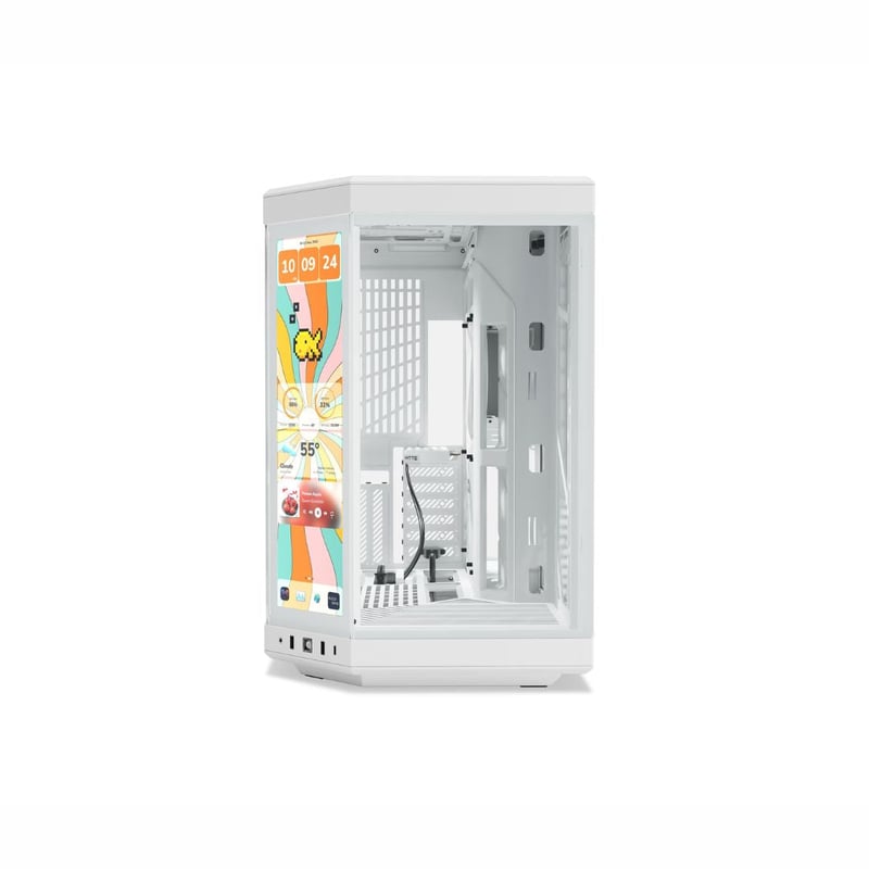HYTE Y70 TOUCH INFINITE ATX MID TOWER CASE – SNOW WHITE - 9