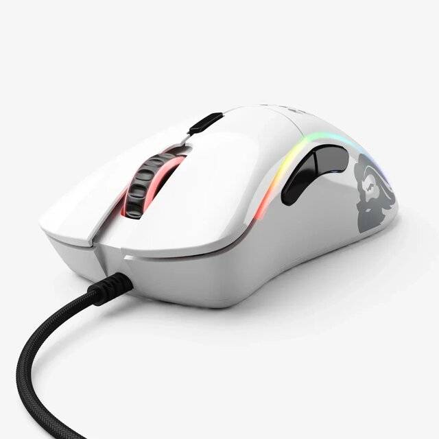 Glorious Model D- Wired Gaming Mouse Glossy White - 2
