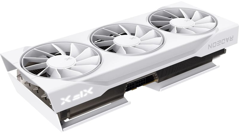 XFX Swift AMD Radeon RX 9070 OC White Triple Fan Gaming Edition 16GB Graphics Card - 3