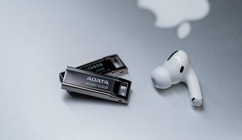 فلاش ADATA UR340 256GB USB 3.2 أسود - 5