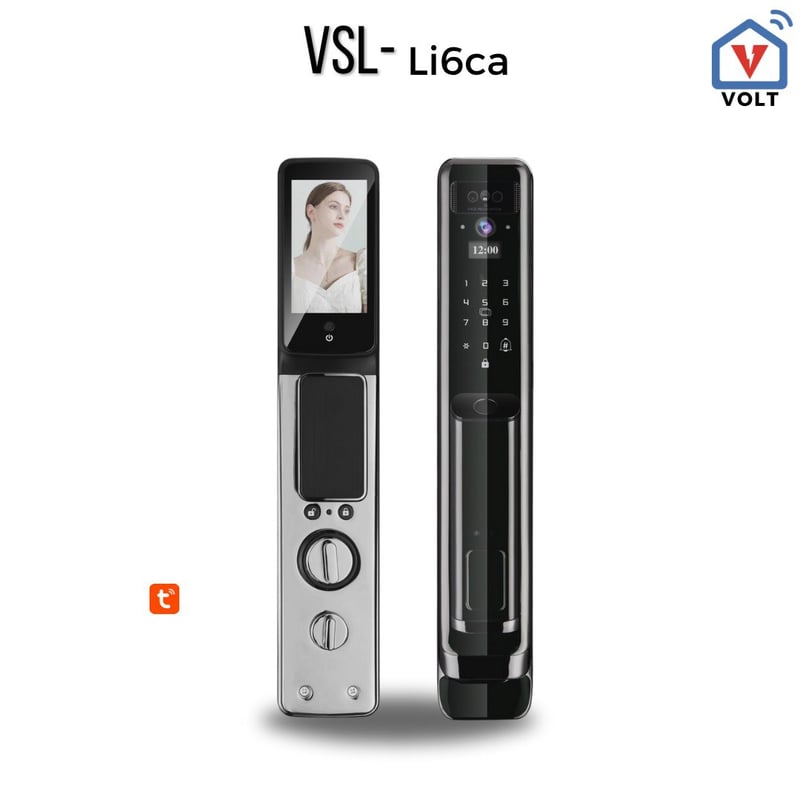 VSL LUX 65C Smart Camera Lock with Fingerprint & Tuya App - 2