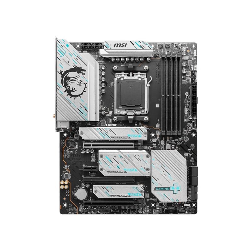 MSI GAMING PLUS X670E AM5 ATX Motherboard Wi-Fi 6E - 2