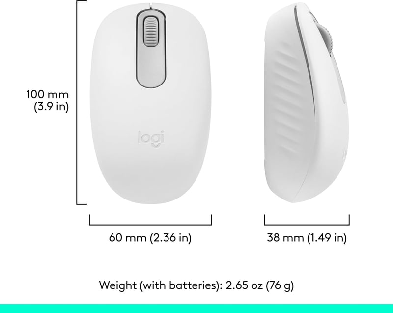 ماوس Logitech M196 1000 DPI لاسلكي رمادي - 6