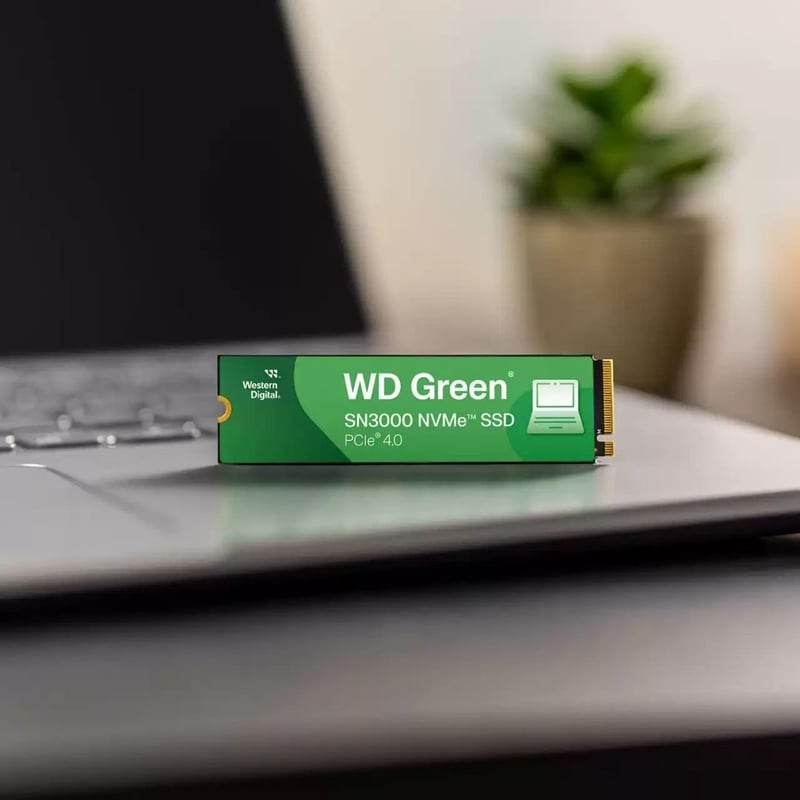 SSD WD Green SN3000 2TB NVMe M.2 PCIe 4.0 - 6