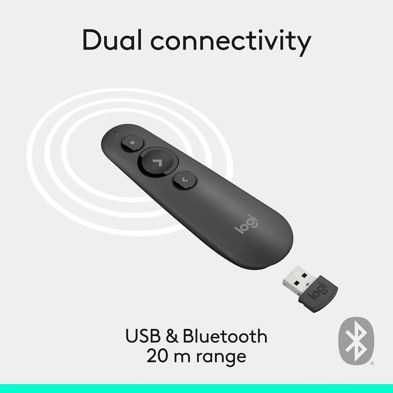 اكسسوار Logitech R500s ليزر بلوتوث Dual-Mode رمادي - 4