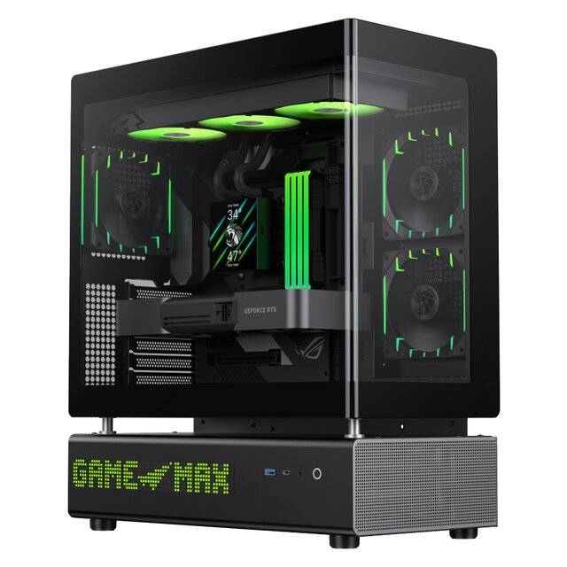GameMax N90 6-Fan Case (Black) - 1
