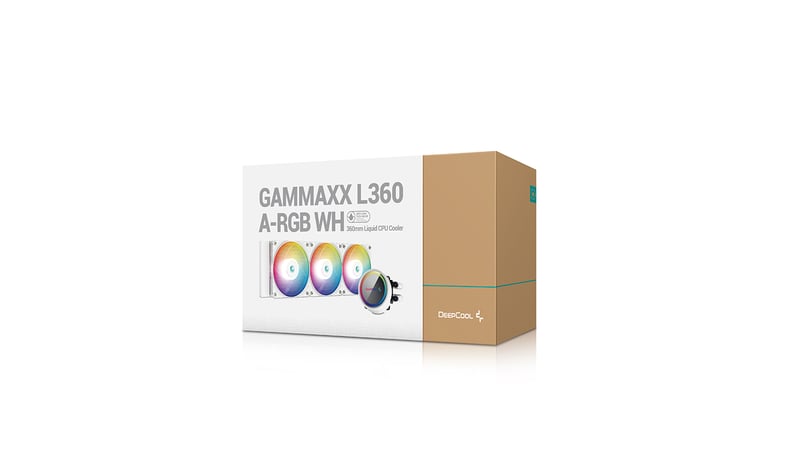 Deepcool GAMMAXX L360 A-RGB 360mm AIO Liquid Cooler White - 11