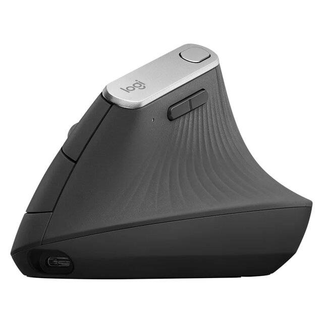 ماوس Logitech MX Vertical 4000 DPI Dual-Mode أسود - 3