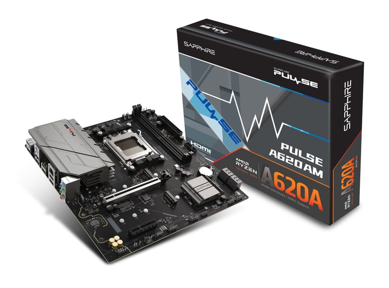 Sapphire PULSE A620AM AM5 Micro-ATX DDR5 Motherboard - 1