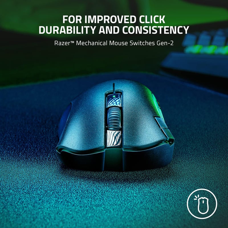 ماوس Razer DeathAdder V2 X 14000 DPI لاسلكي - 9