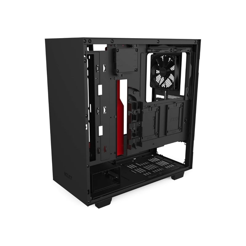 كيس NZXT H510i Mid-Tower ATX/mATX/ITX أسود/أحمر - 6