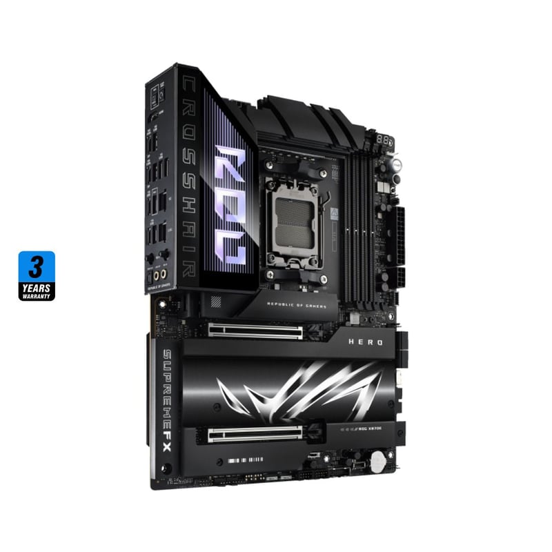 ASUS ROG CROSSHAIR X870E HERO AM5 ATX Motherboard - 3