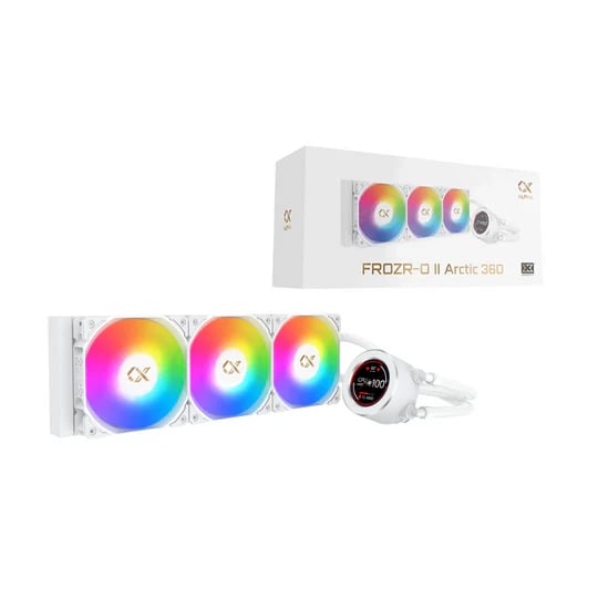Xigmatek Frozr-O II Arctic 360 AIO Liquid Cooler 360mm White - 10