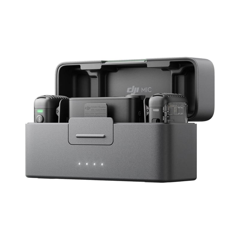 DJI Mic 2 Wireless Lavalier Microphone 2 TX 1 RX Charging Case - 4