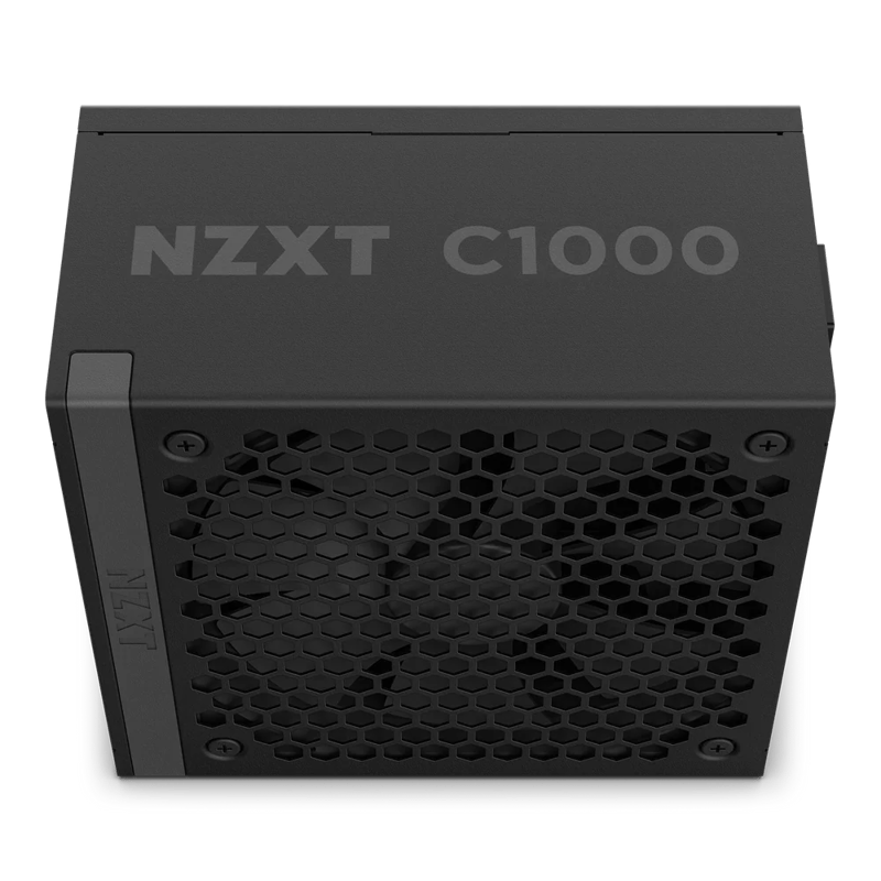 NZXT C1000 80+ Gold ATX 3.1 Black Power Supply - 6