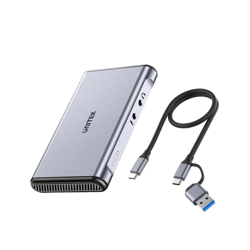 محول UNITEK كارت التقاط فيديو 4K@60Hz مخرج HDMI مزدوج USB-C 5Gbps - 1