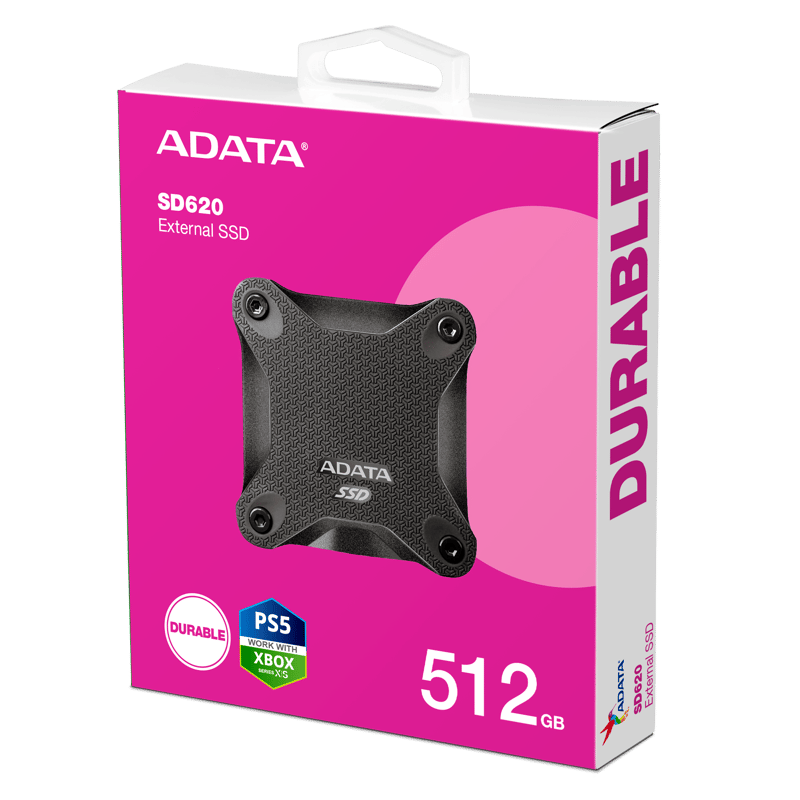 هارد خارجي ADATA SD620 2TB USB 3.2 Gen2 Rugged أحمر - 11