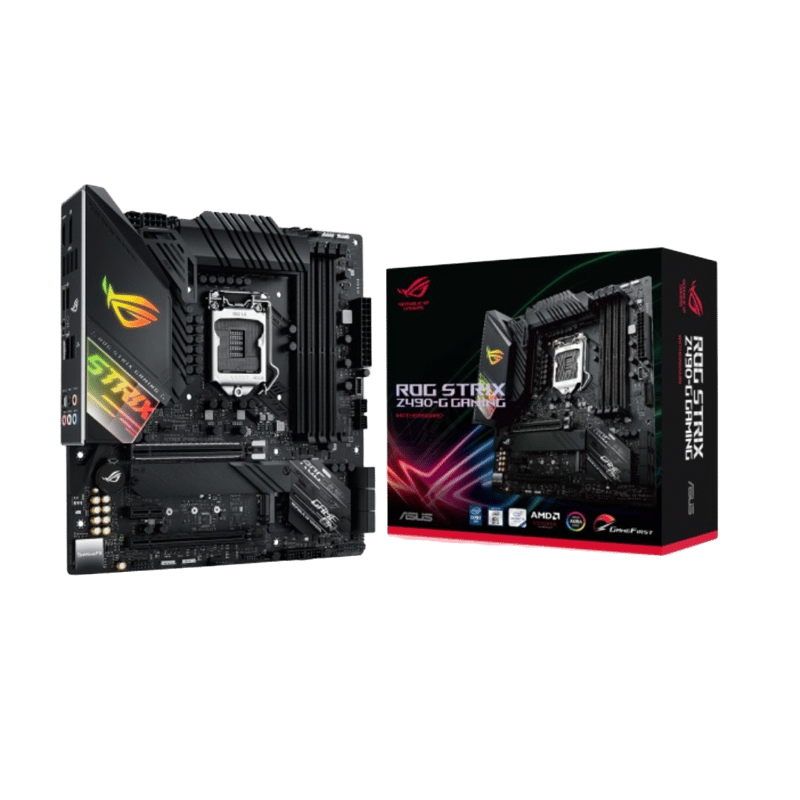 ASUS ROG Strix Z490-G Gaming WiFi Z490 LGA1200 Micro-ATX Motherboard - 5