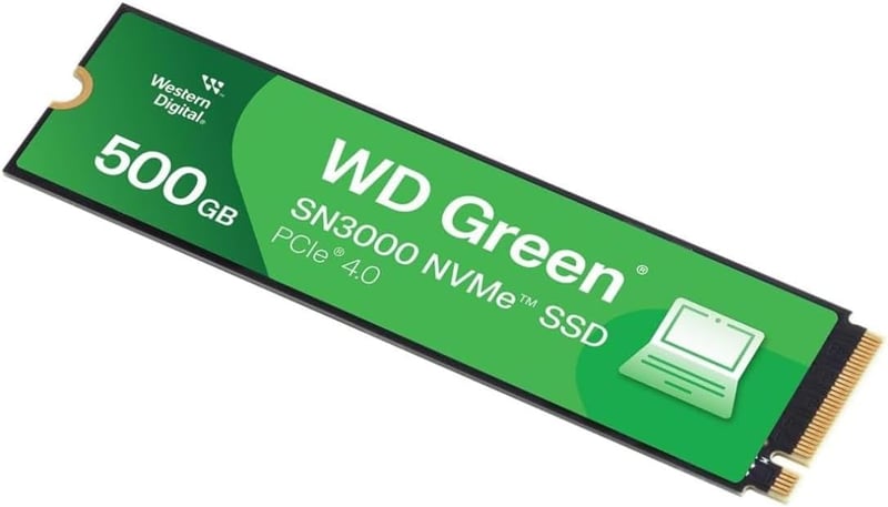 وحدة تخزين SSD Western Digital Green SN3000 سعة 500GB NVMe M.2 PCIe 4.0 - 2