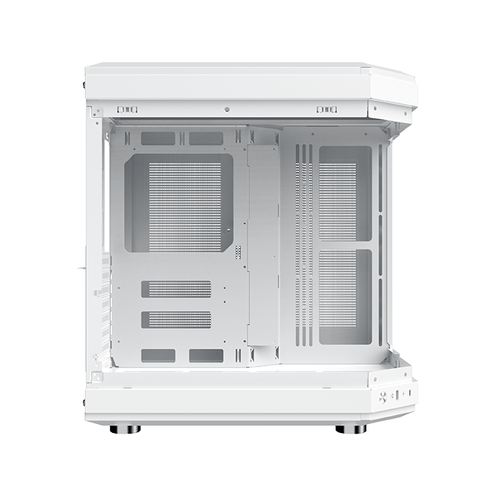 Xigmatek CUBI Mini-Tower Case White Tempered Glass - 2