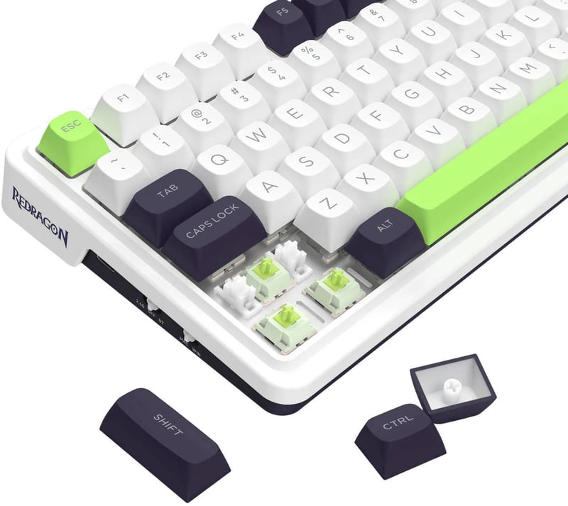 Redragon K686WBG-RGB-MAX 96% Mechanical Keyboard Dual-Mode - 4