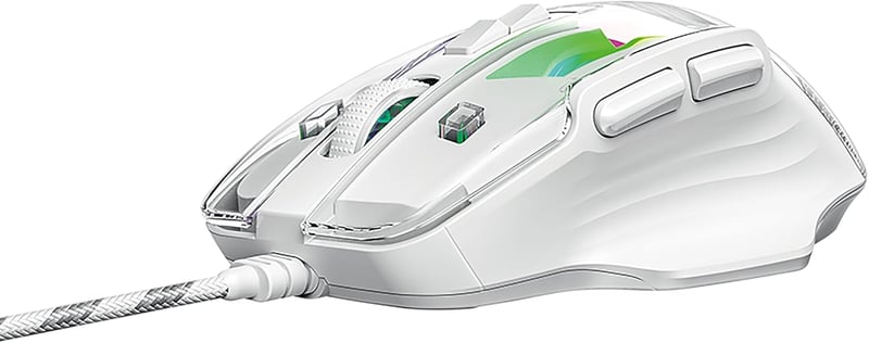 ماوس Xtrike Me GM-319 6400 DPI سلكي RGB أبيض - 3
