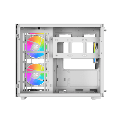 Xigmatek CUBI Mini-Tower Case White Tempered Glass - 6