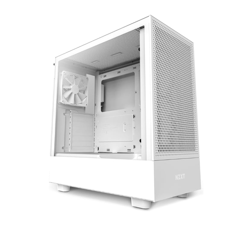 كيس NZXT H5 Flow Edition Mid-Tower ATX/EATX أبيض - 3