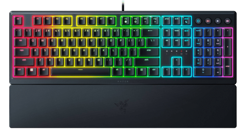 Razer Ornata V3 Wired Full-Size Mecha-Membrane Gaming Keyboard RGB - 12