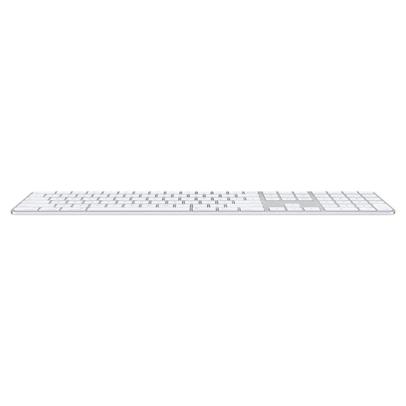 كيبورد Apple Magic Full-Size بلوتوث مع Touch ID ولوحة أرقام أبيض - 7