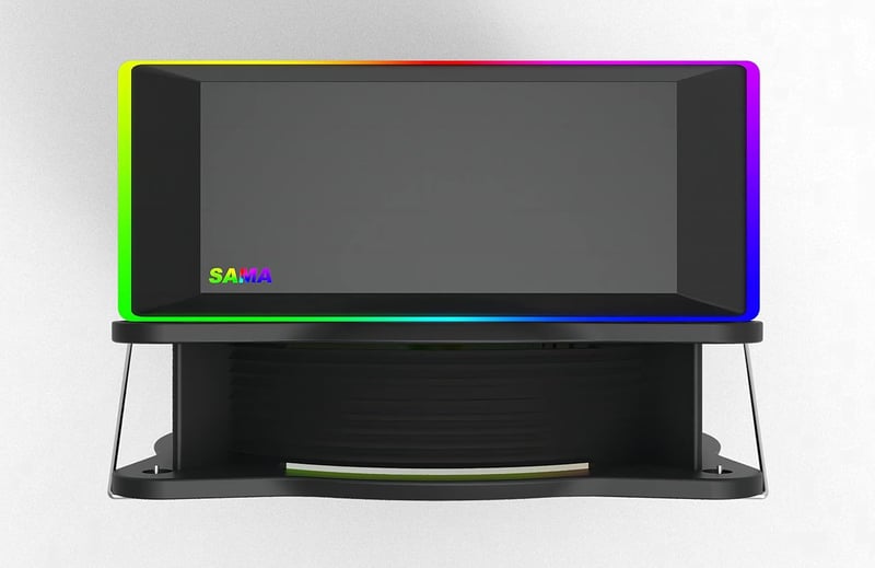 مبرد هوائي للمعالج SAMA KA200D بقدرة 65W مع إضاءة RGB - 7