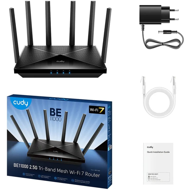 راوتر كودي WR6500H بتقنية Wi-Fi 7 وسرعة BE6500 - 4