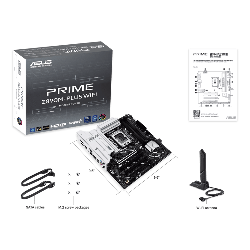 لوحة أم ASUS Prime Z890M-Plus DDR5 LGA1851 Micro-ATX WiFi - 7