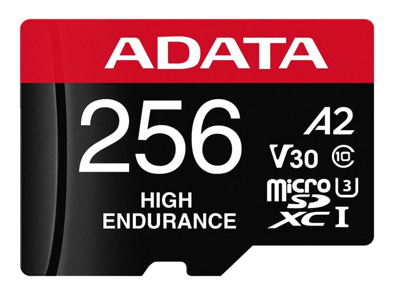 ADATA 256GB microSDXC UHS-I A2 Card with USB-A Adapter - 2